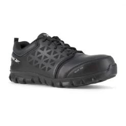 Reebok Non-Slip Shoes | Athletic*Women's Sublite Cushion Alloy Toe Athletic Work Shoe Black