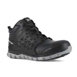 Reebok Athletic | Non-Slip Shoes*Women's Sublite Cushion Alloy Toe Athletic Mid-Cut Black