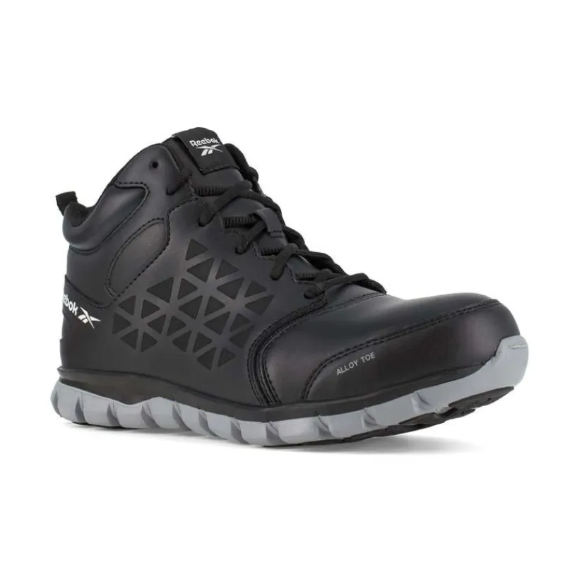 Reebok Athletic | Non-Slip Shoes*Women's Sublite Cushion Alloy Toe Athletic Mid-Cut Black