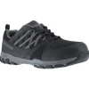 Reebok Non-Slip Shoes | Athletic*Women's Sublite Work Black & Grey Steel Toe ESD Athletic Oxford Black/grey