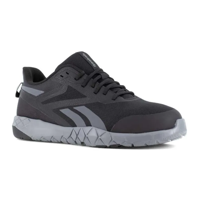 Reebok Non-Slip Shoes | Athletic*Work Men's Flexagon Force XL Work Composite Toe Athletic Work Shoe Black / Gray