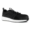 Reebok Non-Slip Shoes | Athletic*Work Men's Fusion Flexweave Work SD Composite Toe Athletic Work Shoe Black / White