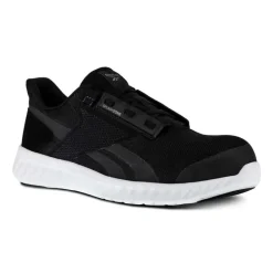 Reebok Non-Slip Shoes | Athletic*Work Men's Sublite Legend Work Composite Toe Athletic Work Shoe Black / White