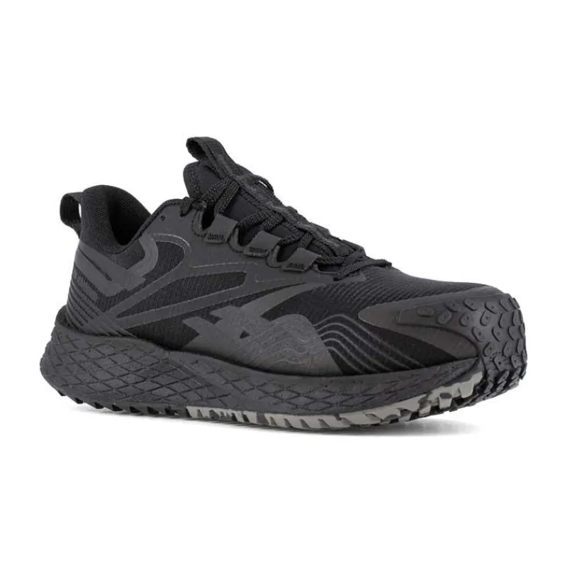 Reebok Non-Slip Shoes | Athletic*Work Women's FE4 Adventure Composite Toe ESD Athletic Work Shoe Black