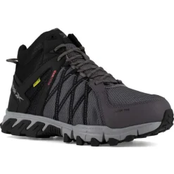 Reebok Athletic | Non-Slip Shoes*Works Men's Trailgrip Work Alloy Toe Met Guard Athletic Work Hiker Gray / Black