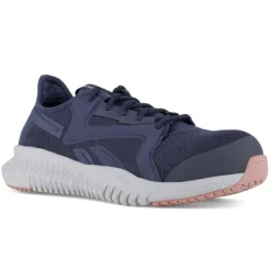 Reebok Non-Slip Shoes | Athletic*Works Women's Flexagon 3.0 Work Composite Toe Athletic Work Shoe Blue / Pink