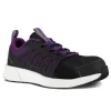 Reebok Non-Slip Shoes | Athletic*Works Women's Fusion Flexweave Work Composite Toe Athletic Work Shoe Black/purple