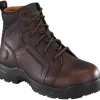 Rockport Non-Steel Safety Toe | Work Boots*Women's 6-Inch More Energy Comp Toe Waterproof Work Boots Brown
