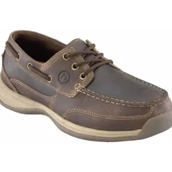 Rockport Non-Slip Shoes | Oxfords*Women's Sailing Club Steel Toe Boat Shoes Brown