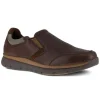 Rockport Non-Slip Shoes | Slip-Ons*Works Men's Primetime Casuals Work ESD Steel Toe Slip On Brown
