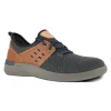 Rockport Non-Slip Shoes | Athletic*Works Men's TruFLEX Work ESD Composite Toe Athletic Work Shoe Blue / Tan
