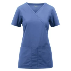 Rx Gear Stretch Scrub Tops*Women's Mock Wrap Scrub Top