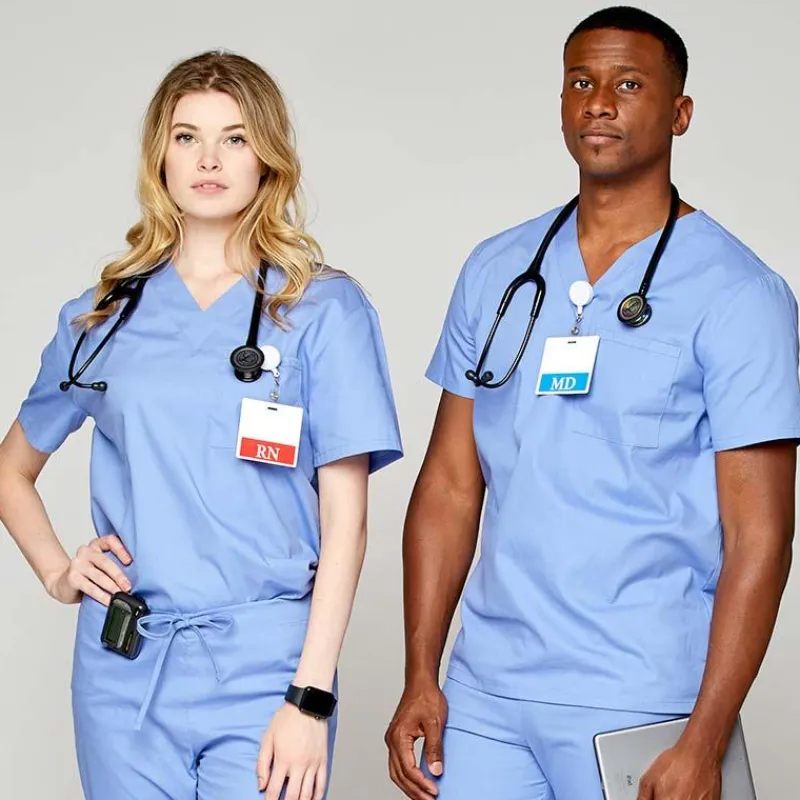 Rx Gear Scrub Tops*Unisex V-Neck Scrub Top