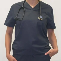 Rx Gear Scrub Tops*Unisex V-Neck Scrub Top