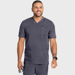 Scrubology Core Scrub Tops*Men's 3 Pocket V-Neck Scrub Top