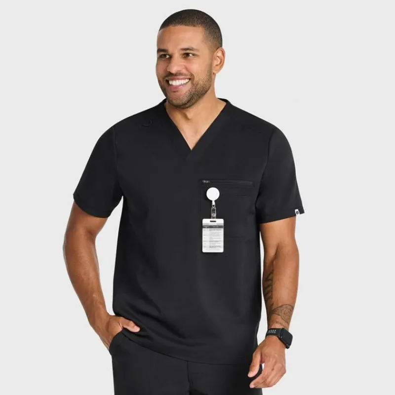 Scrubology Core Scrub Tops*Men's 2 Pocket V-Neck Scrub Top