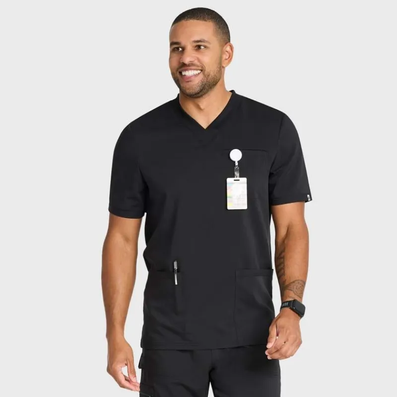 Scrubology Core Scrub Tops*Men's 3 Pocket V-Neck Scrub Top