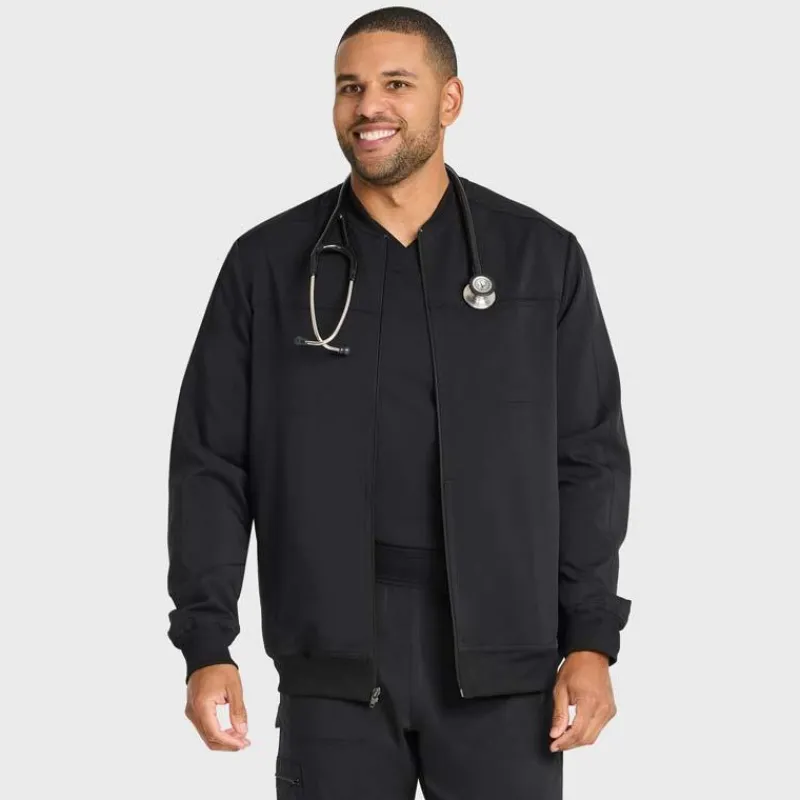Scrubology Core Lab Coats & Jackets*Men's Zip Front Scrub Jacket