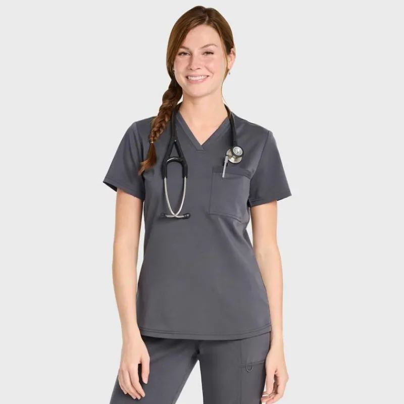 Scrubology Core Scrub Tops*Women's One Pocket Tuck-In Scrub Top