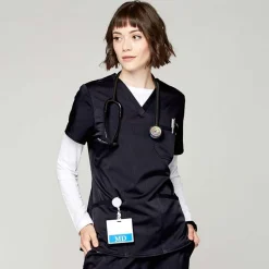 Scrubology Core Scrub Tops*Women's V-Neck Scrub Top