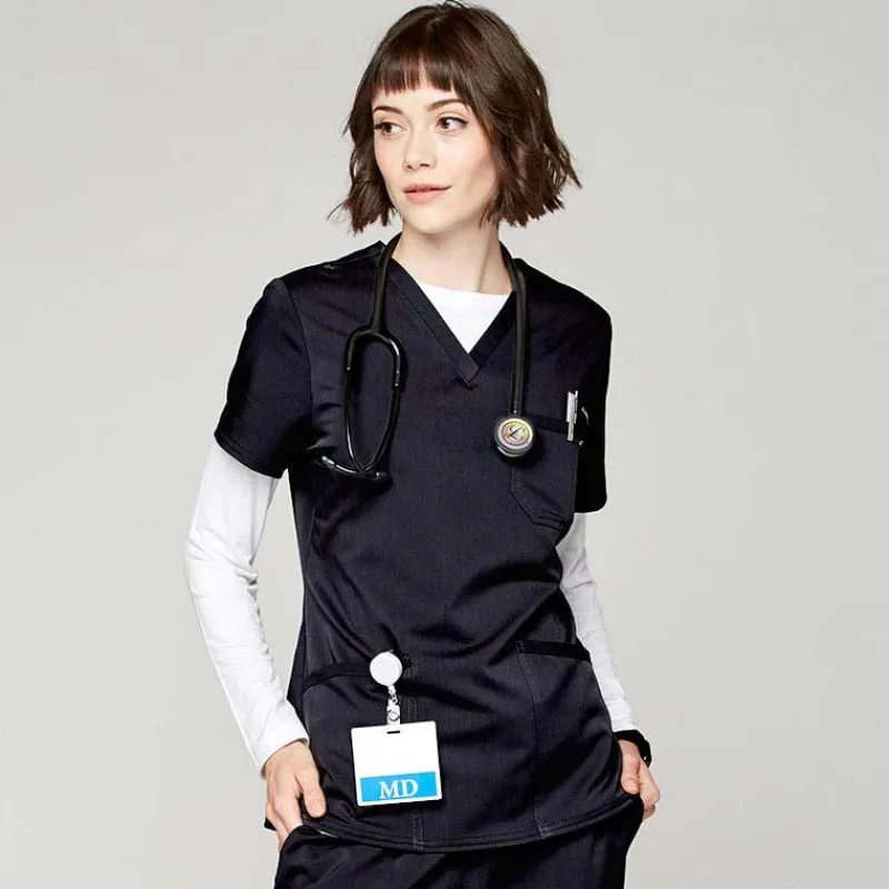 Scrubology Core Scrub Tops*Women's V-Neck Scrub Top