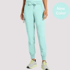 Scrubology Shift Scrub Pants*Women's Cargo Jogger Pull-On Scrub Pant