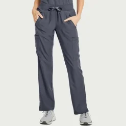 Scrubology Shift Scrub Pants*Women's Cargo Straight Leg Pull-On Scrub Pant