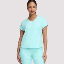 Scrubology Shift Scrub Tops*Women's V-Neck Dolman Sleeve Scrub Top