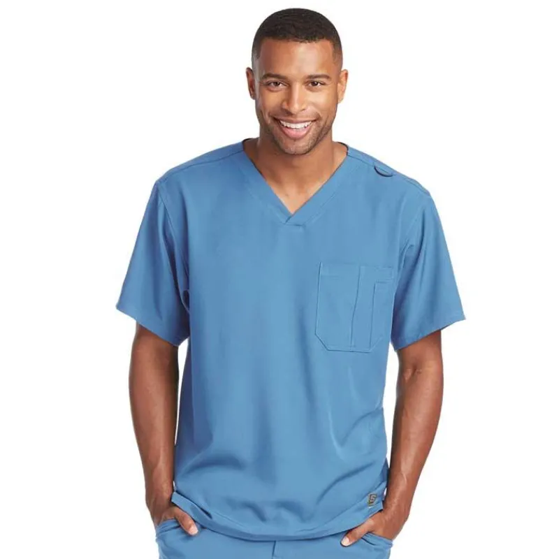 Skechers by Barco Scrub Tops*Men's Structure Cargo Pocket Scrub Top