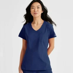 Skechers by Barco Scrub Tops*Women's Dignity Tuck-In Scrub Top