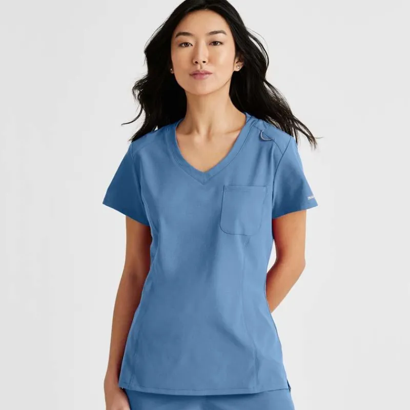 Skechers by Barco Scrub Tops*Women's Dignity Tuck-In Scrub Top
