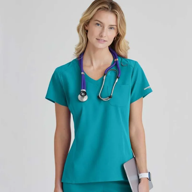 Skechers by Barco Scrub Tops*Women's Dignity Tuck-In Scrub Top