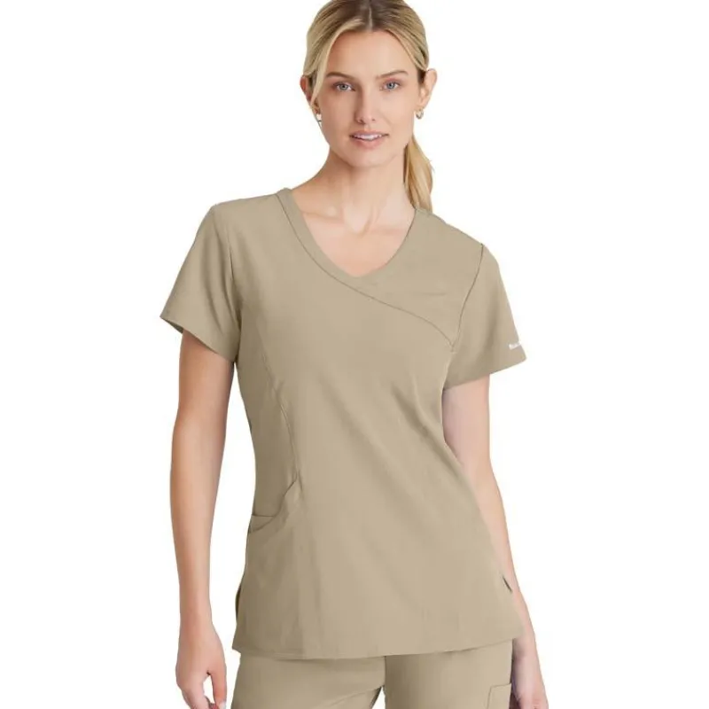 Skechers by Barco Scrub Tops*Women's Reliance Mock Wrap Scrub Top