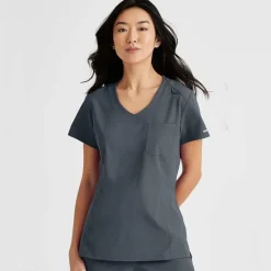 Skechers by Barco Scrub Tops*Women's Dignity Tuck-In Scrub Top