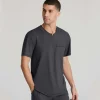 Skechers Slip-Ins Scrub Tops*Men's Flex Knit Zip Collar Scrub Top