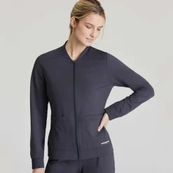 Skechers Slip-Ins Lab Coats & Jackets*Women's Contour Knit Warm-Up Scrub Jacket