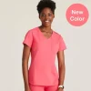 Skechers Slip-Ins Scrub Tops*Women's Flow Knit Scrub Top