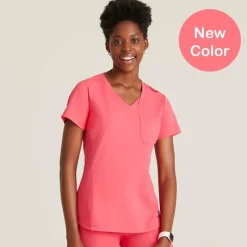 Skechers Slip-Ins Scrub Tops*Women's Flow Knit Scrub Top