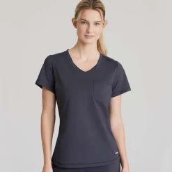 Skechers Slip-Ins Scrub Tops*Women's Flow Knit Scrub Top