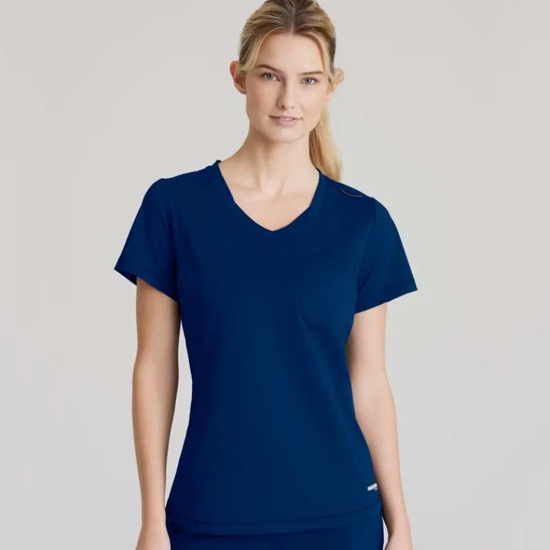 Skechers Slip-Ins Scrub Tops*Women's Flow Knit Scrub Top