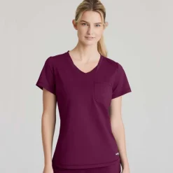 Skechers Slip-Ins Scrub Tops*Women's Flow Knit Scrub Top
