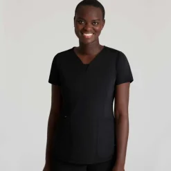 Skechers Slip-Ins Scrub Tops*Women's Serene Knit Scrub Top