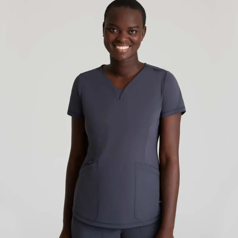Skechers Slip-Ins Scrub Tops*Women's Serene Knit Scrub Top