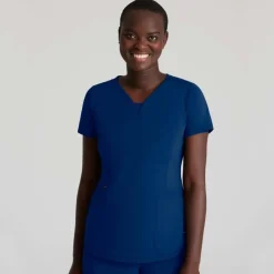 Skechers Slip-Ins Scrub Tops*Women's Serene Knit Scrub Top