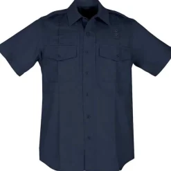 5.11 Tactical Work Shirts*Men's B Class Taclite PDU Short Sleeve Shirt Midnight Navy Blue