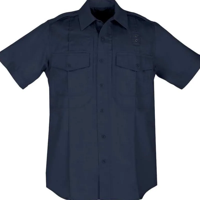 5.11 Tactical Work Shirts*Men's B Class Taclite PDU Short Sleeve Shirt Midnight Navy Blue