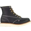 Thorogood Non-Slip Boots | Steel Toe*Mens American Heritage 6" Steel Toe Moc Toe Wedge Work Boot Black