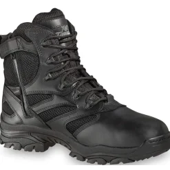 Thorogood Non-Slip Boots | Tactical*Mens Deuce Series 6" Waterproof Side Zip Tactical Boot Black