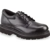 Thorogood Oxfords*Mens Steel Toe Classic Leather Work Oxford- Extra Wide Sizes Black