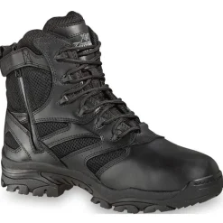 Thorogood Non-Slip Boots | Non-Steel Safety Toe*Men's The Deuce Series 6" Composite Toe Waterproof Side Zip Tactical Boot Black